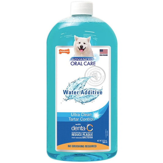 Nylabone Advanced Oral Care Water Additive Ultra Clean Tartar Control for Dogs, 32 oz