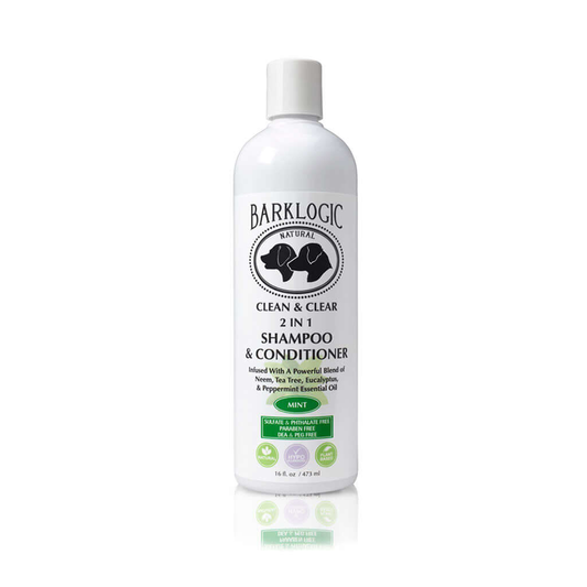 BarkLogic Clean & Clear 2 in 1 Shampoo & Conditioner, Mint