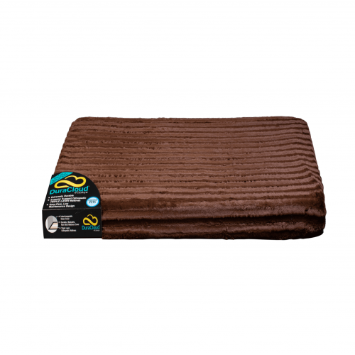 DuraCloud Orthopedic Pet Bed and Crate Pad Contour Cover, Medium, Brown