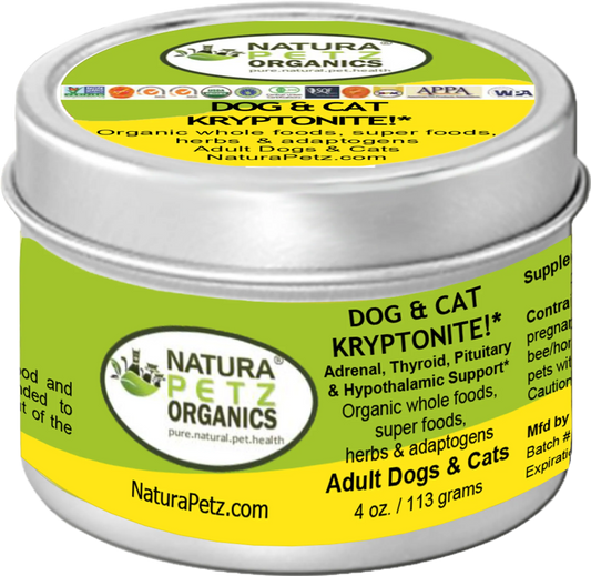 Dog And Cat Kryptonite Meal Topper - Adrenal, Thyroid, Pituitary, CAT