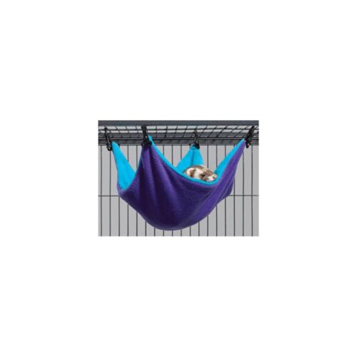 Midwest Ferret Nation Hammock Hideaway Small Teal / Purple 14" x 12" x 6.5"