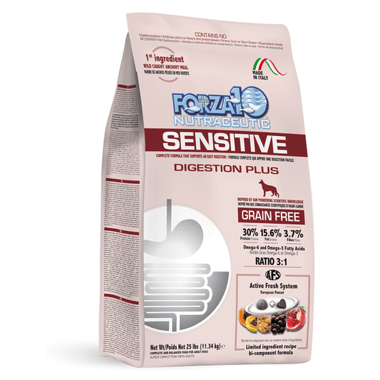 Forza10 Sensitive Digestion Plus Dogs - 25 lb bag