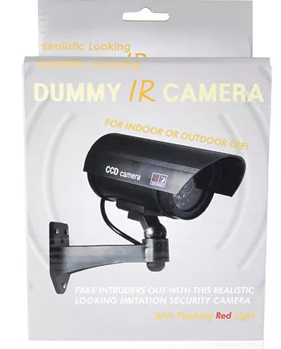 Bullet Style Ir Dummy Camera, Black