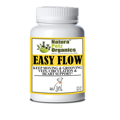 Easy Flow Keep Moving & Grooving - Vein, Circulation & Heart, DOG, 500 mg 250 cap