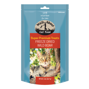 Walk About Cat Treat Freeze Dried, Wild Boar