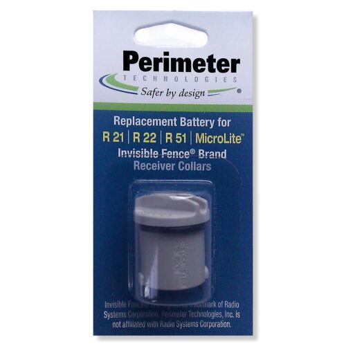 Perimeter Technologies Invisible Fence Compatible R21 / R51 Dog Collar Battery, One Year