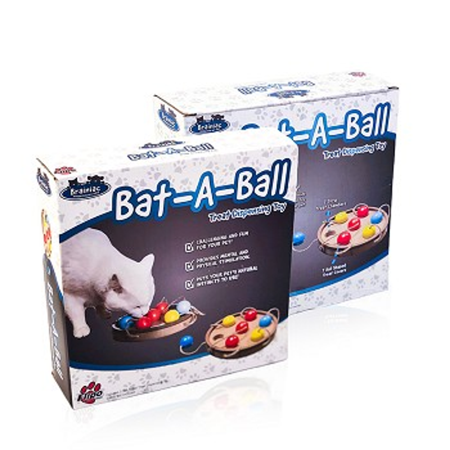 Brainiac Interactive Pet Toy, Bat-a-Ball