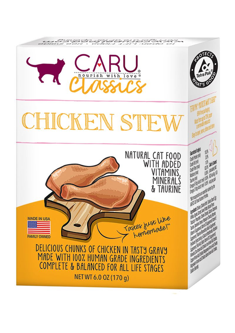 CARU Classics Chicken Stew for Cats, 5.5 oz (Case of 12)