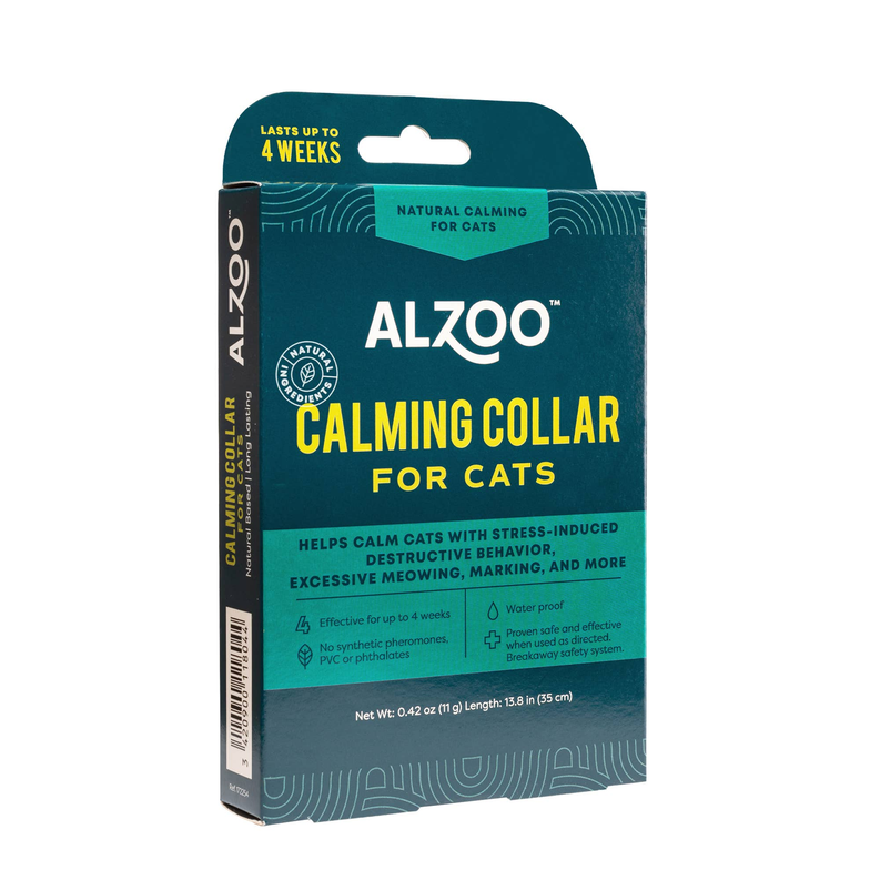 ALZOO "ALL NATURAL" Plant-Based Calming Collar for Cats