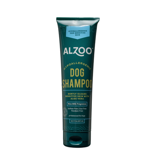 ALZOO "ALL NATURAL" Plant-Based Hypoallergenic Dog Shampoo, 8oz