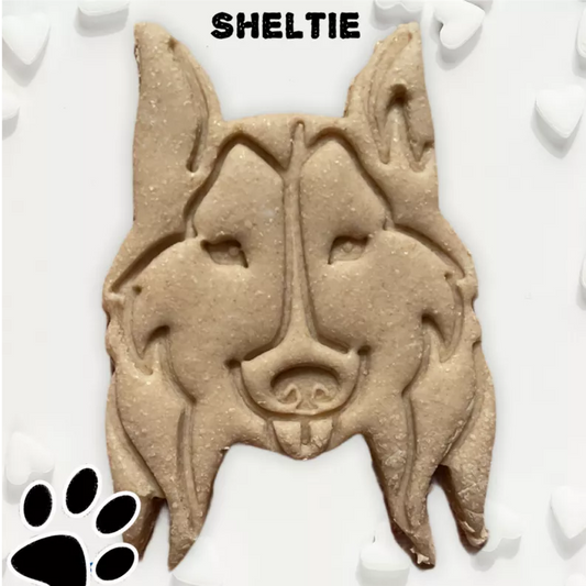 June Bug Dog Breed Dog Cookies, Sheltie