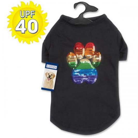 CC Puppy Pride Sequin UPF40 Tee Xsmall