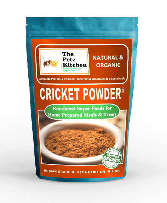 Cricket Flour Omega 3 & 6 Complete Protein USDA Organic, 4 Oz