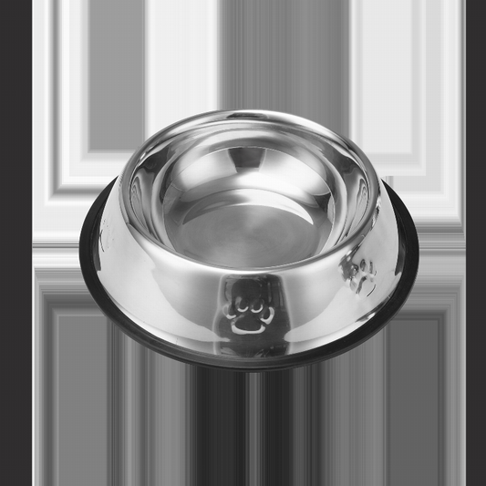 Anti-Skid Stainless Steel Pet Bowl,