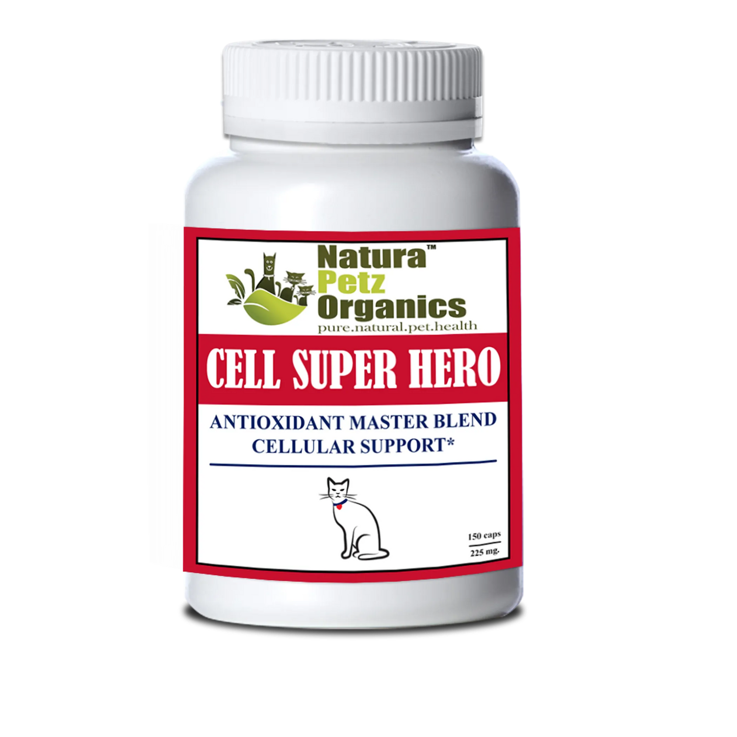 Cell Hero Max Antioxidant Cellulars 225 mg, Cats 225 mg / 150s