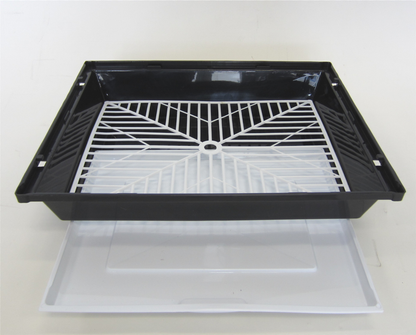 YML Flat Top Parakeet Cage, 13.3"x10.8"x16.5", BLACK