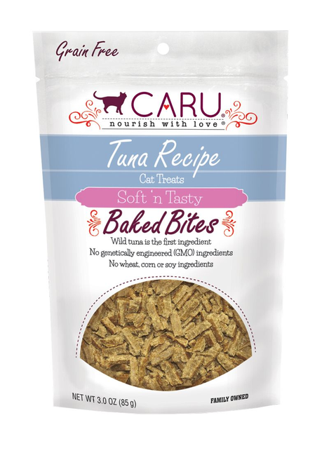 CARU Soft 'n Tasty Tuna Recipe Bites for Cats, 2.75 oz (Case of 12)