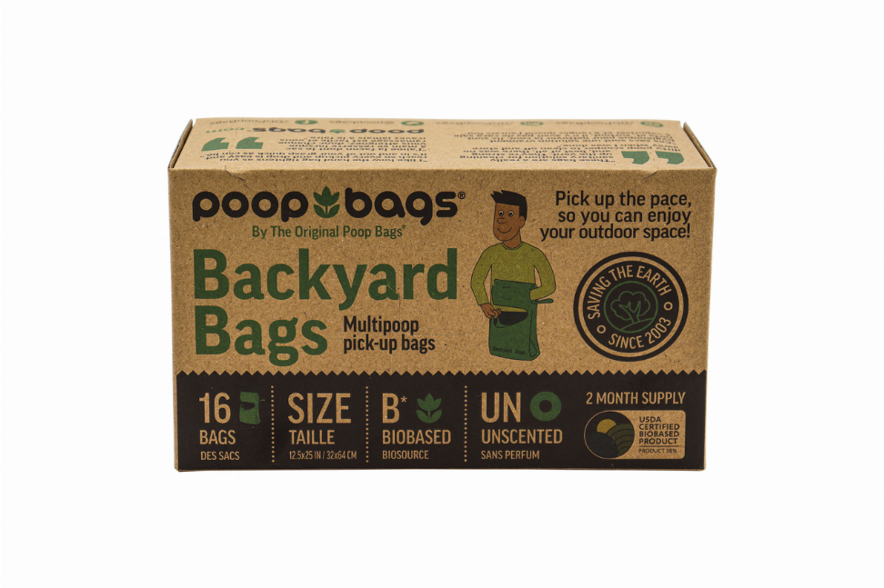 BIOBASED BACKYARD BAGS, GREEN