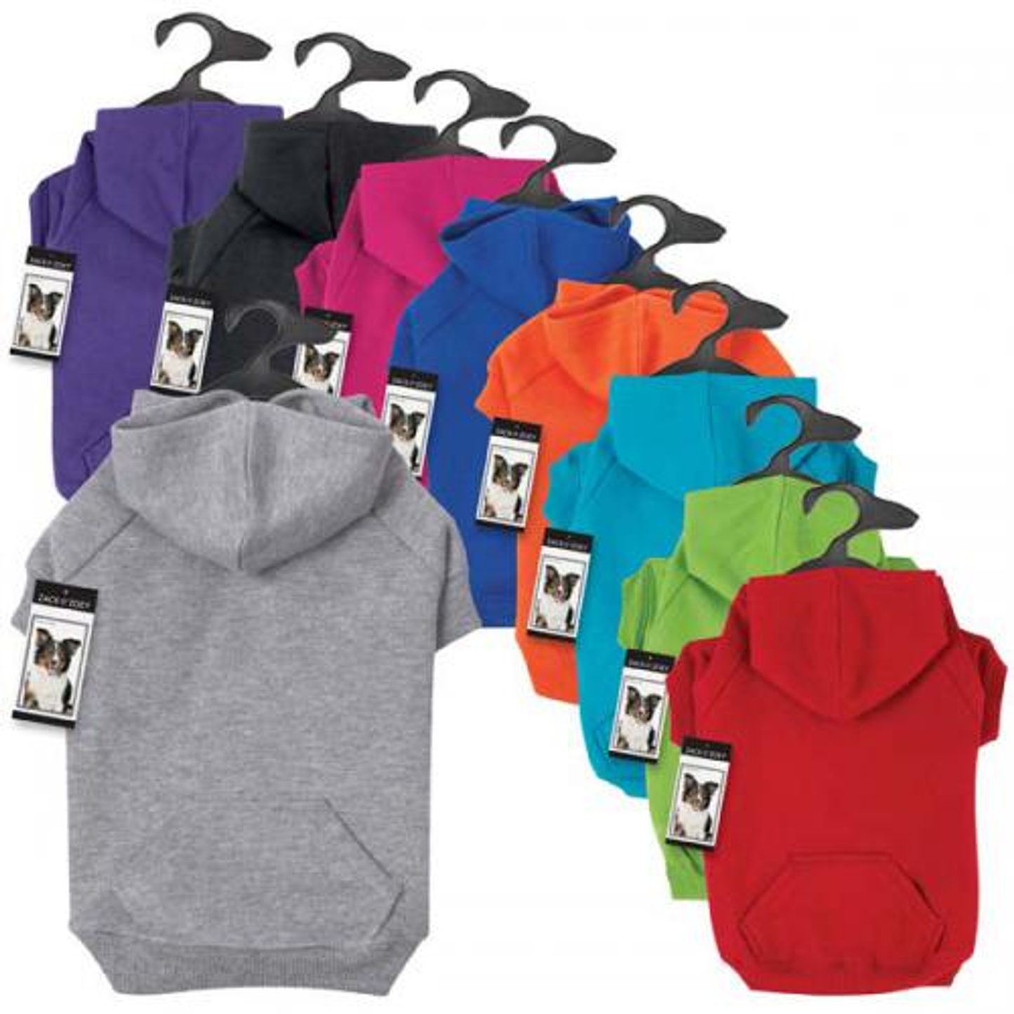 Zack & Zoey Basic Hoodie XXL Purple