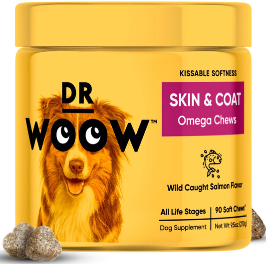 Dr Woow Skin and Coat Soft Chews, 90 Ct