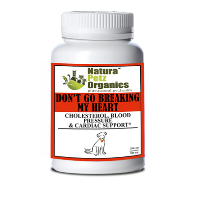 Don'T Go Breaking My Heart Cholesterol, Blood Pressure & Cardiac, DOG, 500 mg. 250 cap