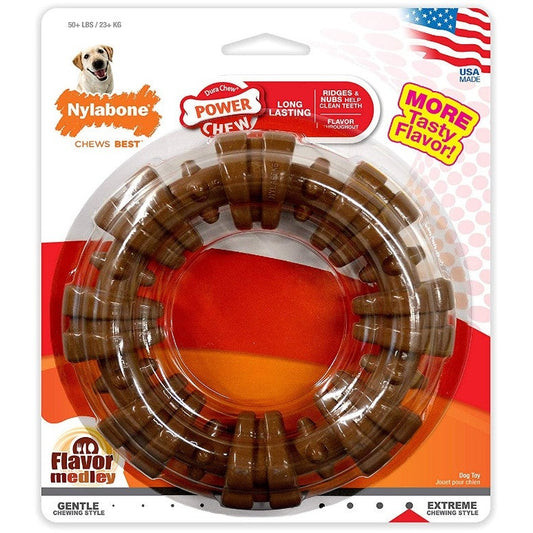 Nylabone Dura Chew Textured Ring Flavor Medley, 1 ct