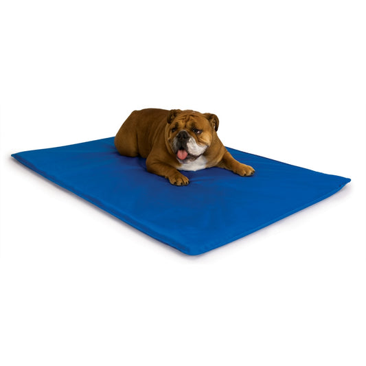 K&H Pet Products Cool Bed III Thermoregulating Pet Bed Medium Blue 22" x 32" x 0.5"