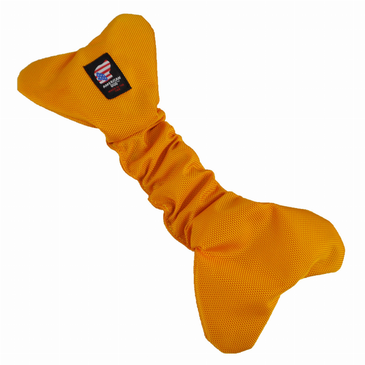 Bungee Bone Dog Toy, Yellow