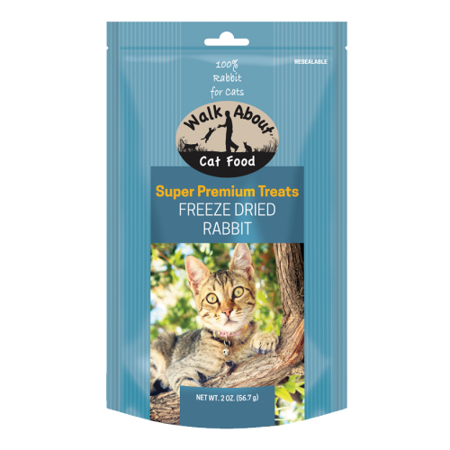 Walk About Cat Treat Freeze Dried, Rabbit