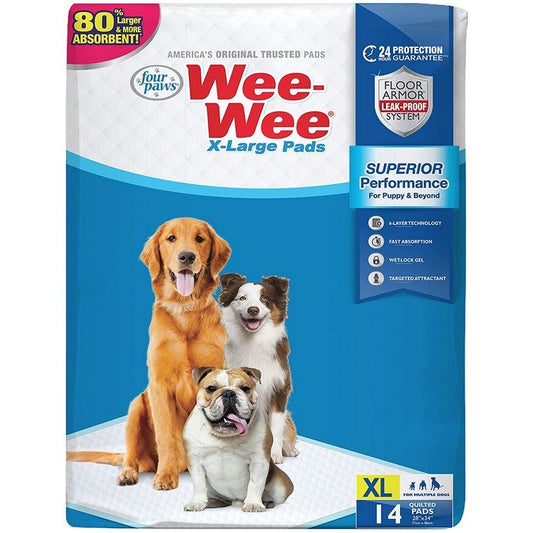 Four Paws X-Large Wee Wee Pads for Dogs 14 count