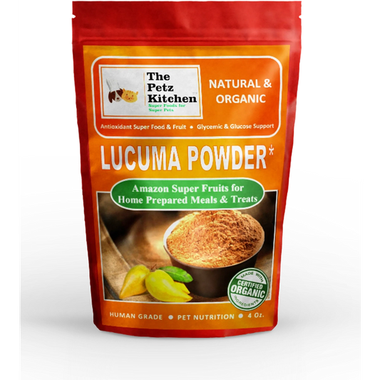 Lucuma Powder - Glycemic Glucose & Digestive Antioxidant USDA, 4 Oz