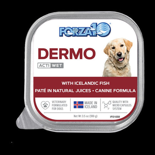 Forza10 ActiWet Dermo Icelandic Fish Recipe Canned Dog Food - 3.5-oz/32 Pk