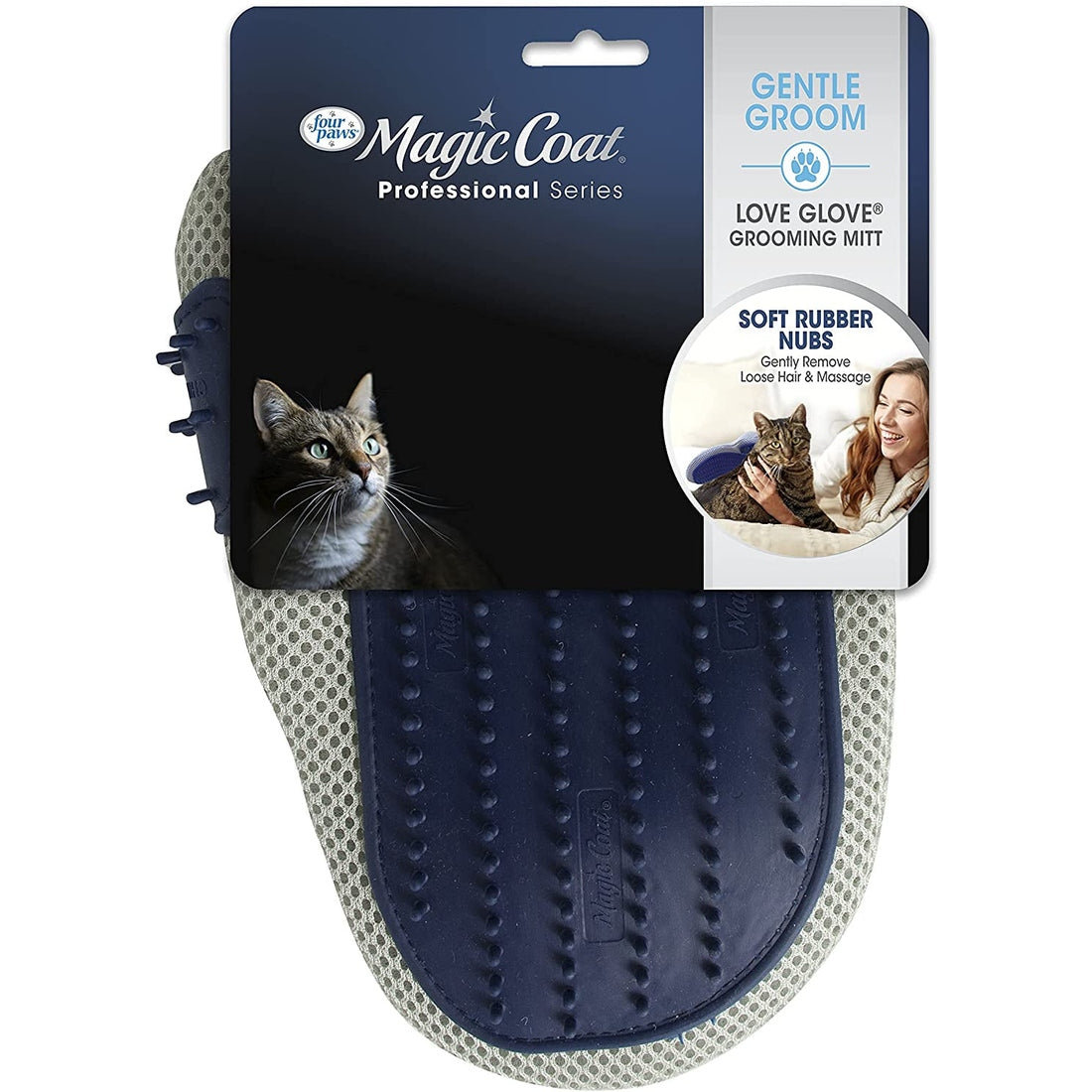 Four Paws Love Glove Grooming Mitt for Cats 1 count