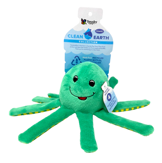 Clean Earth Plush Toy, Octopus, Small