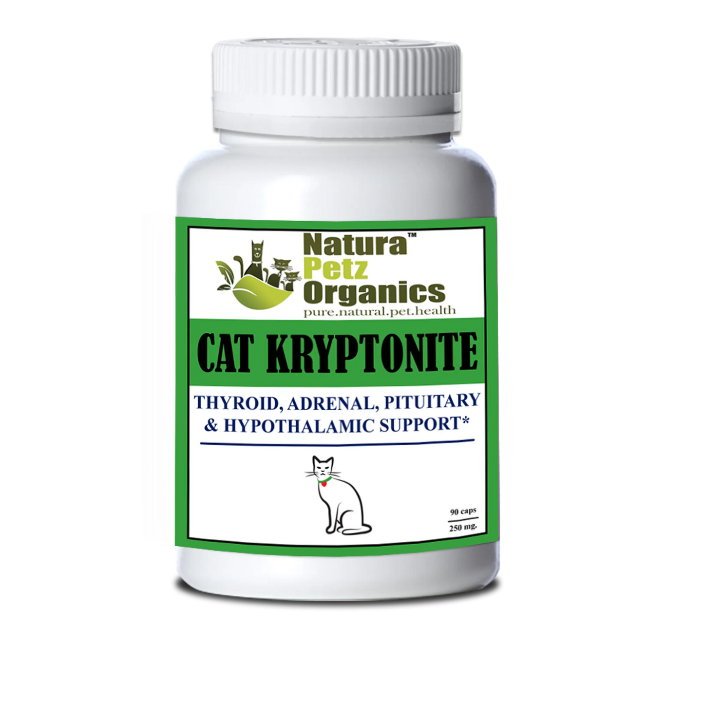 Dog And Cat Kryptonite Adrenal, Thyroid, Pituitary & Hypothalamic, CAT, 250 mg 250 cap