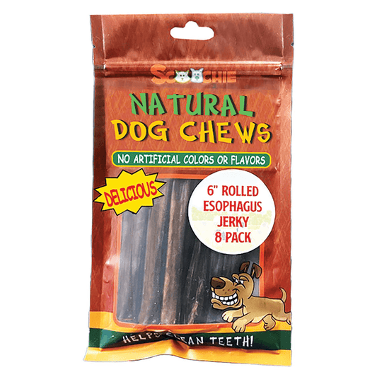 SCP Rolled Esophagus Jerky 6in 8pk