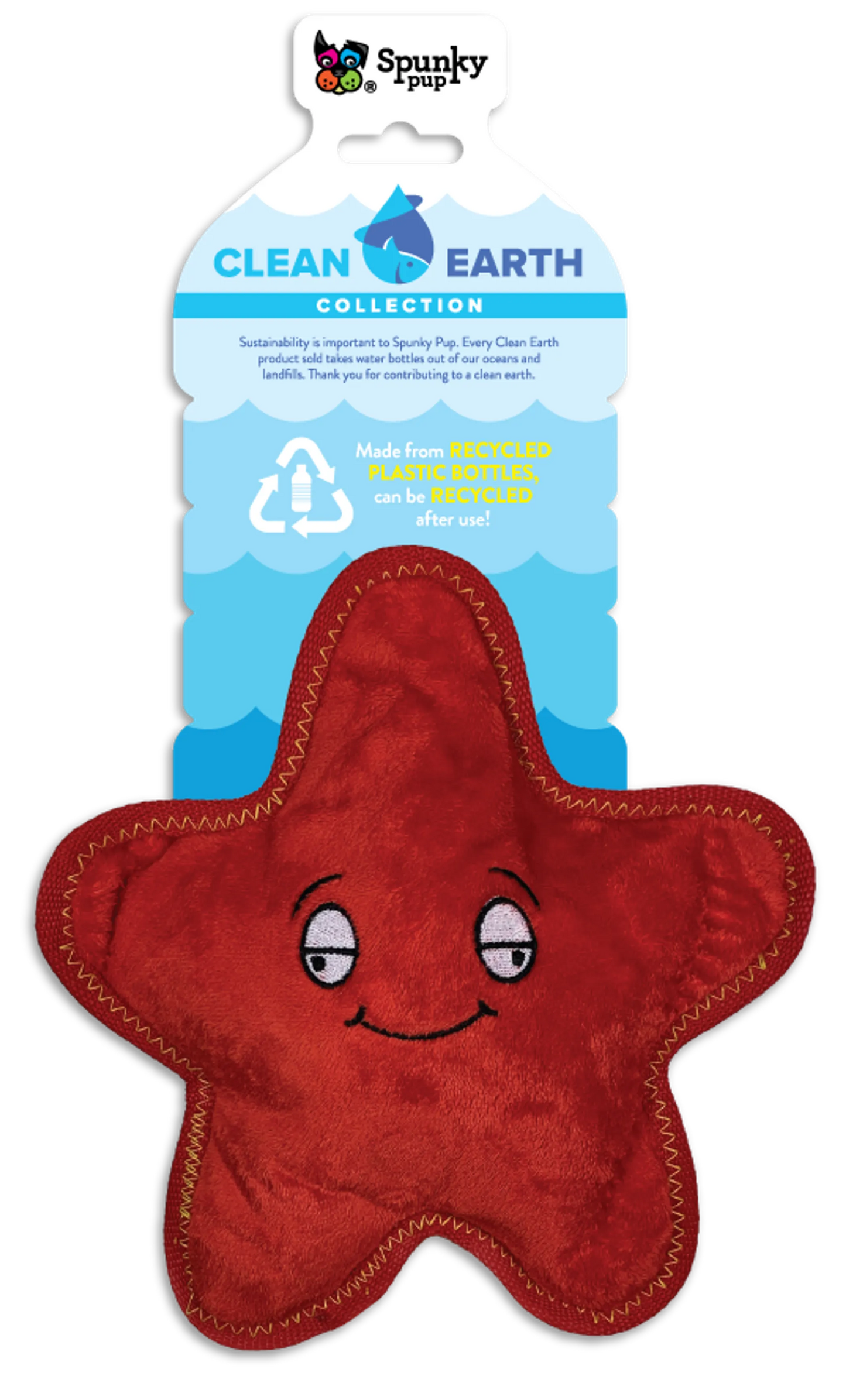 Clean Earth Plush Toy, Starfish, Small