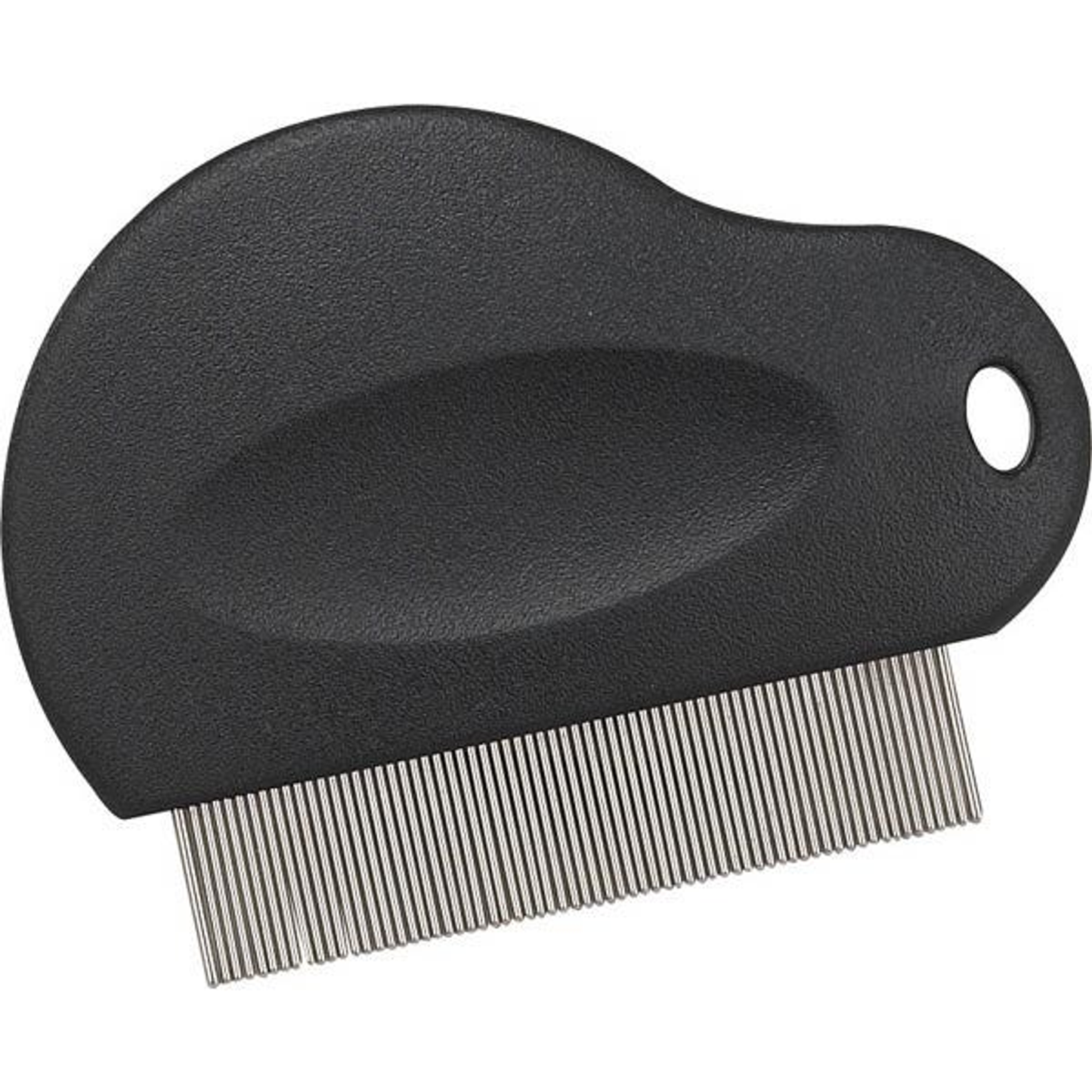 MG Contoured Grip Flea Comb Black