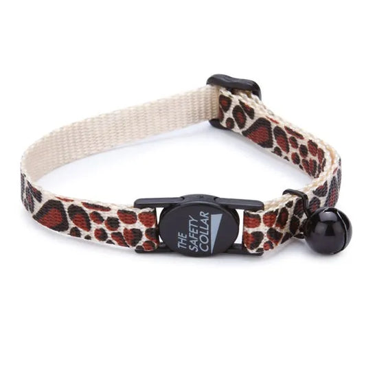 MT AnimalPrint Cat Collar 8-12In Grffe