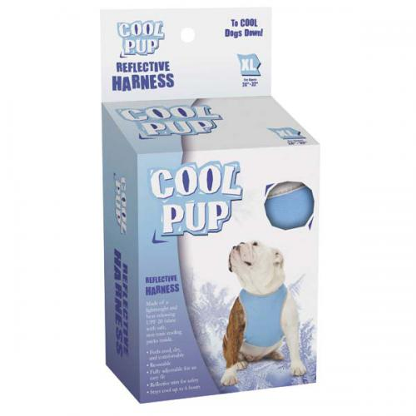 Cool Pup Reflective Harnesses XL Blue