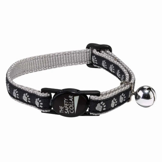 MT TwoTone Pawprint Collar Blk