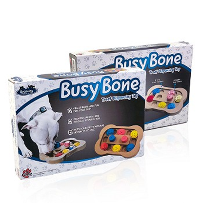 Brainiac Interactive Pet Toy, Busy Bone