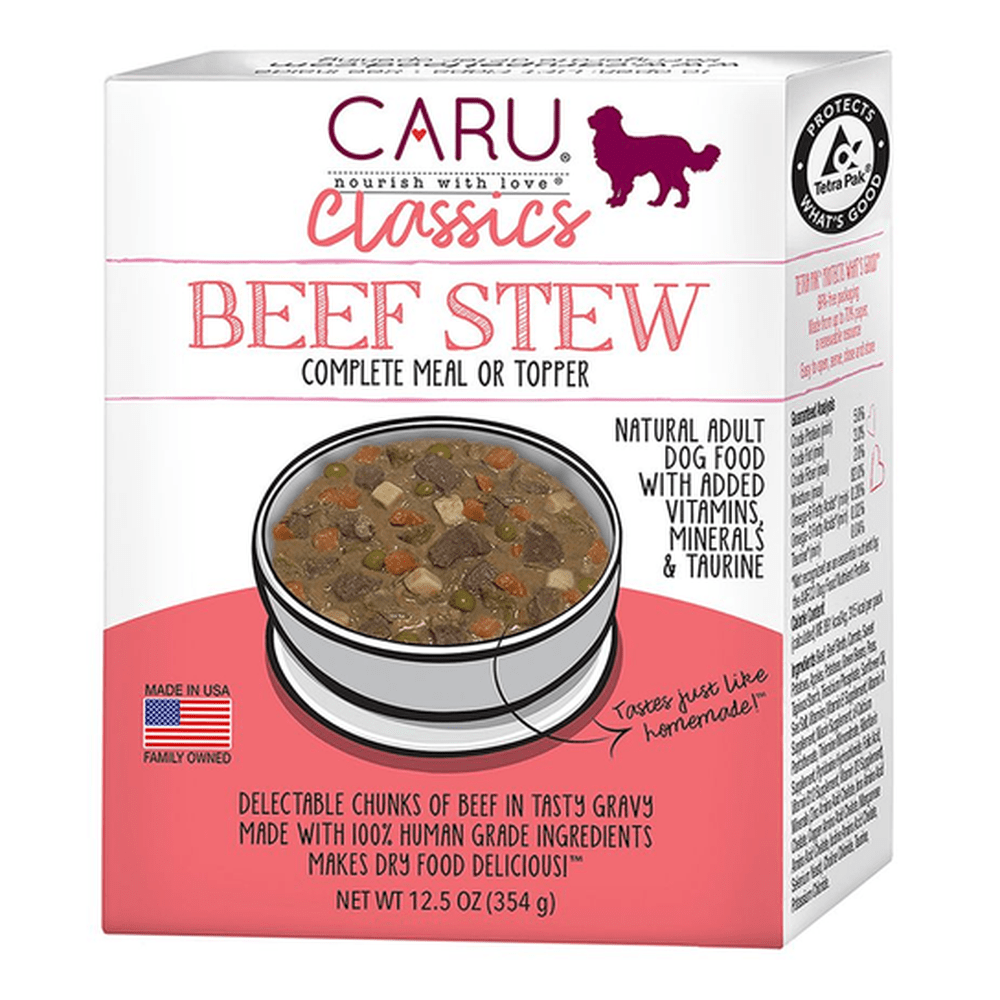 CARU Classics Beef Stew for Dogs, 12 oz (Case of 12)