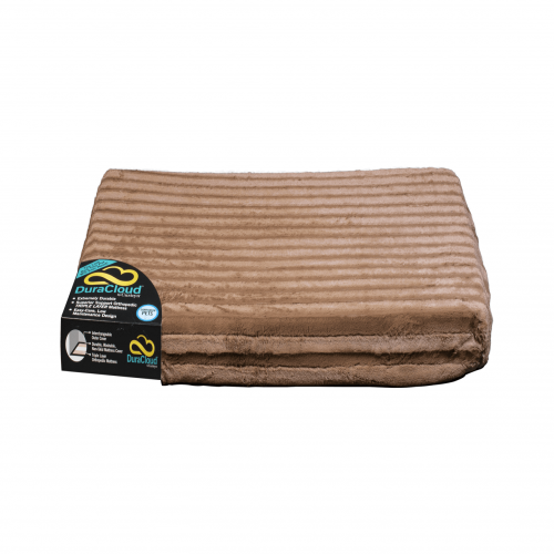 DuraCloud Orthopedic Pet Bed and Crate Pad, Small, Mocha