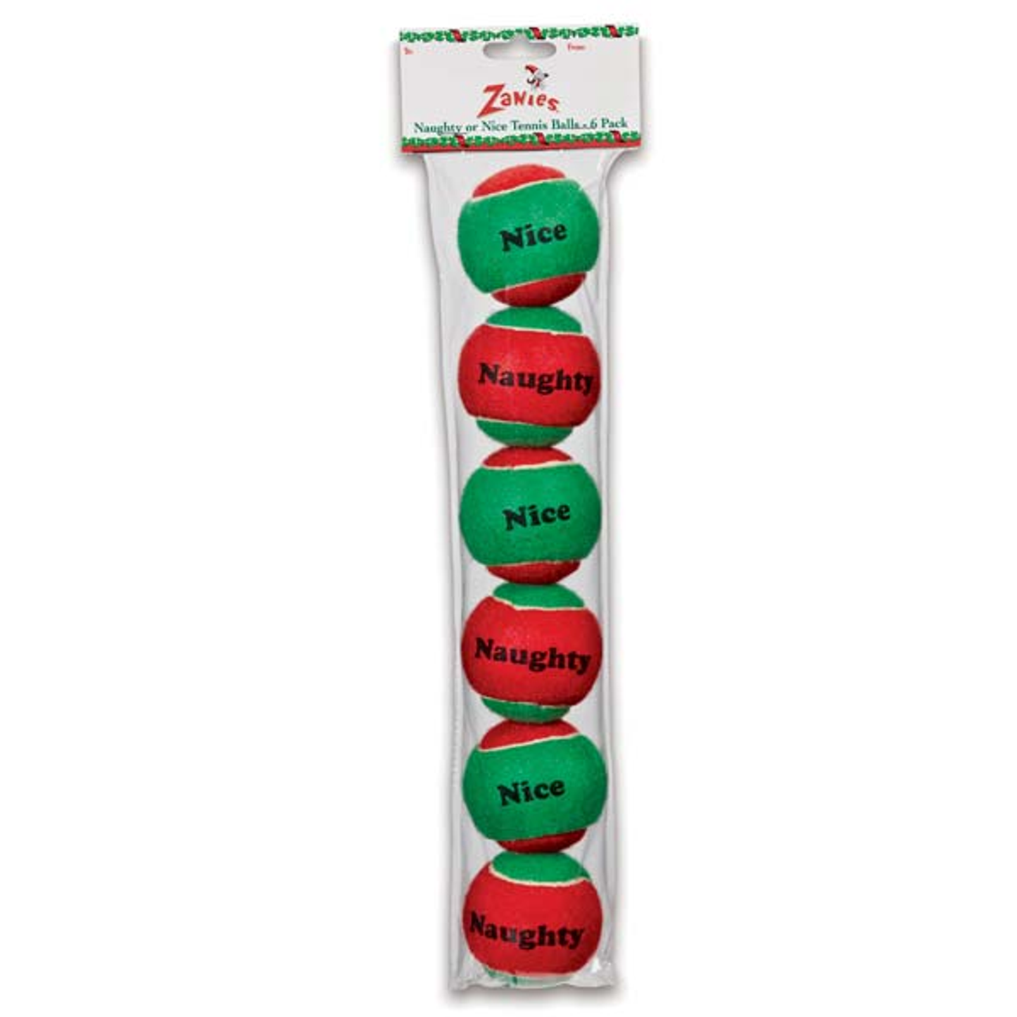 ZA Naughty or Nice Tennis ball 6pk