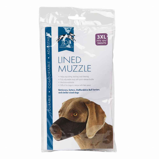 TP Lined Nylon Muzzle 10.5In Snout 3XL, 10.5In Snout 3XL