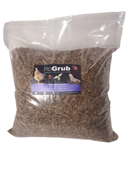 Dried Black Soldier Fly Larvae, 10 lbs