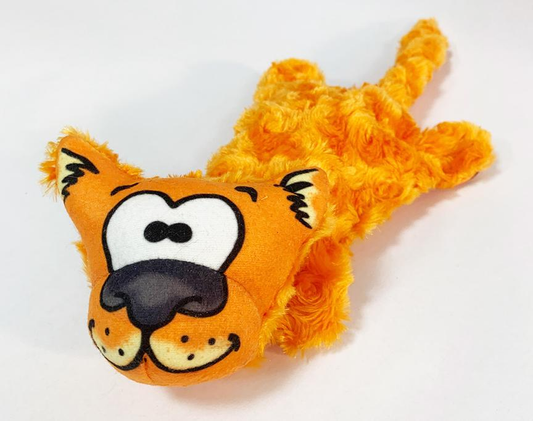 Sully Seahorse Dog Toy, Orange/Black