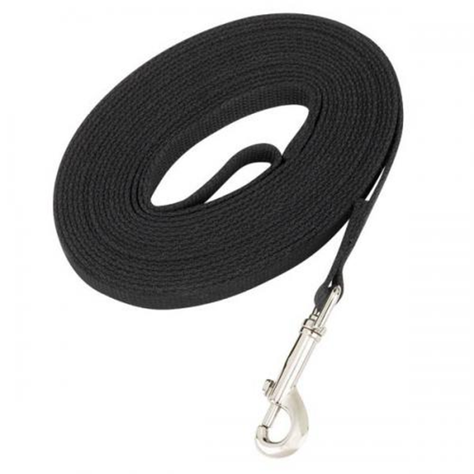 Guardian Gear Cotton Web Training Lead 20ft Black