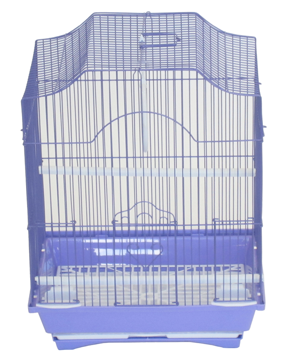 YML Cornerless Flat Top Cage, Small - 11"x9"x14", PURPLE